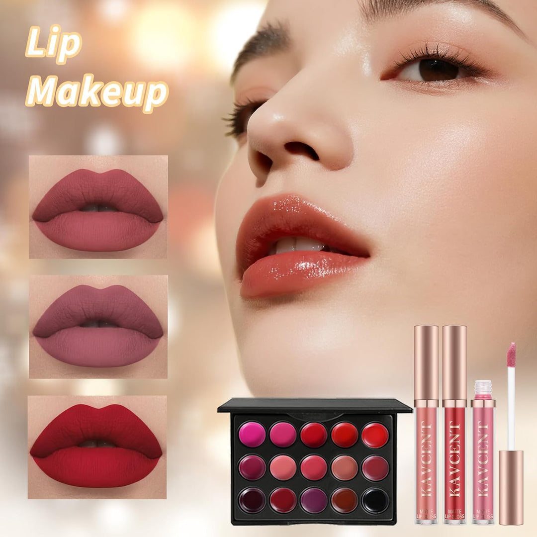 Kit de maquillaje para mujeres, kit completo de maquillaje para ado...