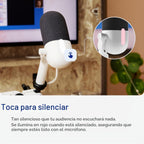 Elgato Micrófono de condensador USB Wave: Neo, toque para silenciar
