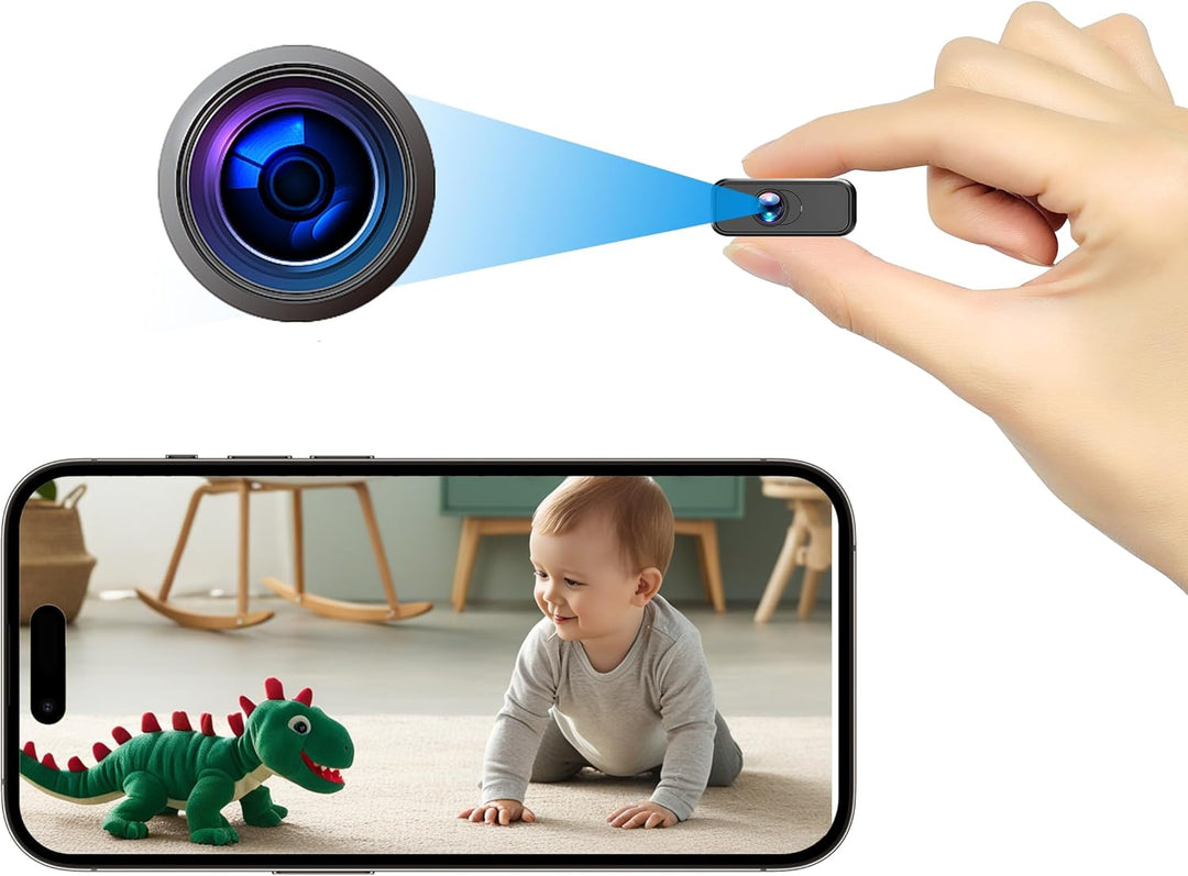 IVVHVVI Mini cámara oculta 2K Ultra HD - Cámara espía