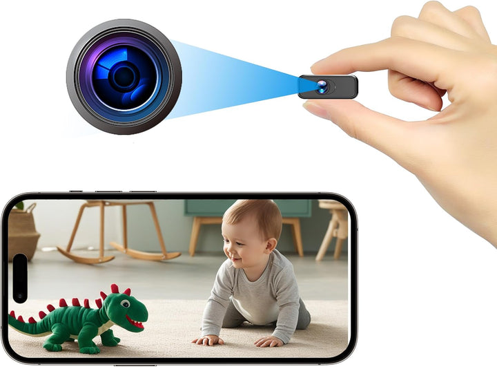 IVVHVVI Mini cámara oculta 2K Ultra HD - Cámara espía
