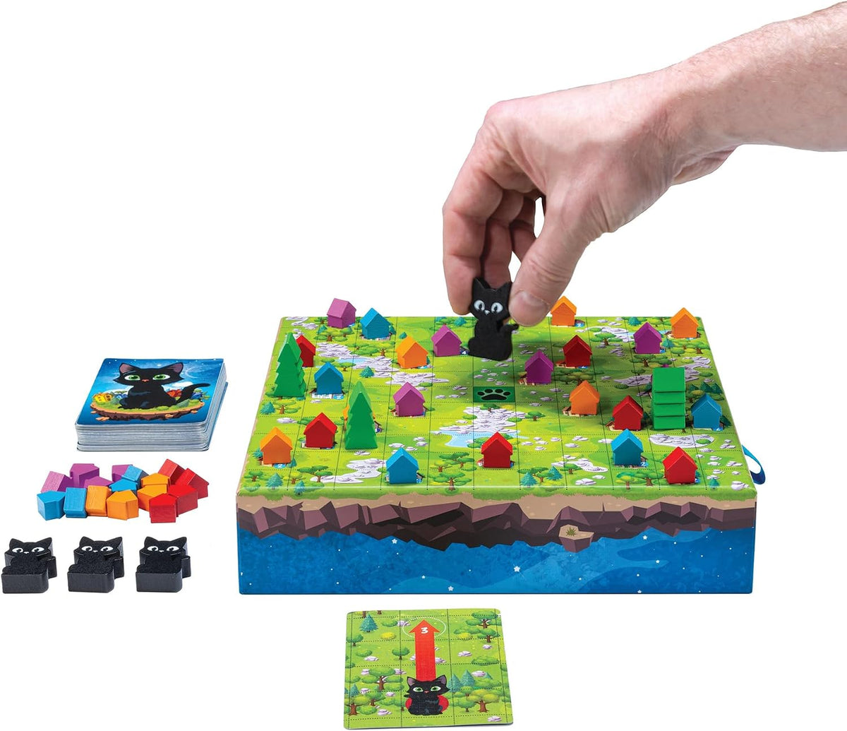 Cat Earth - Juego de mesa familiar de estrategia ligera - 2 a 4 jugadores a