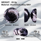 FETESNICE Yoyo profesional Yoyo de mariposa Y26 - Yoyo giratorio de dedo de doble modo receptivo/no responde, para niños, adultos y jugadores de competencia | Yoyo profesional con 10 cuerdas + estuche