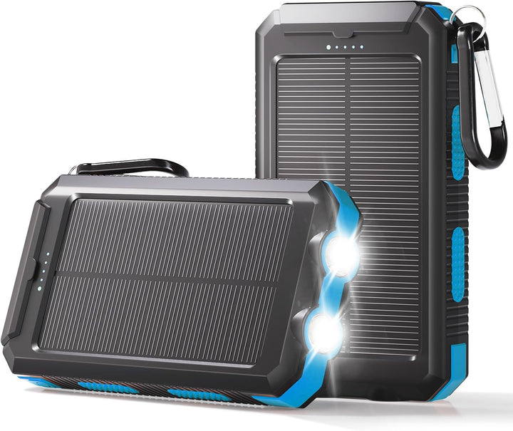 Banco de energía solar 38800mAh cargador portátil para teléfono con...