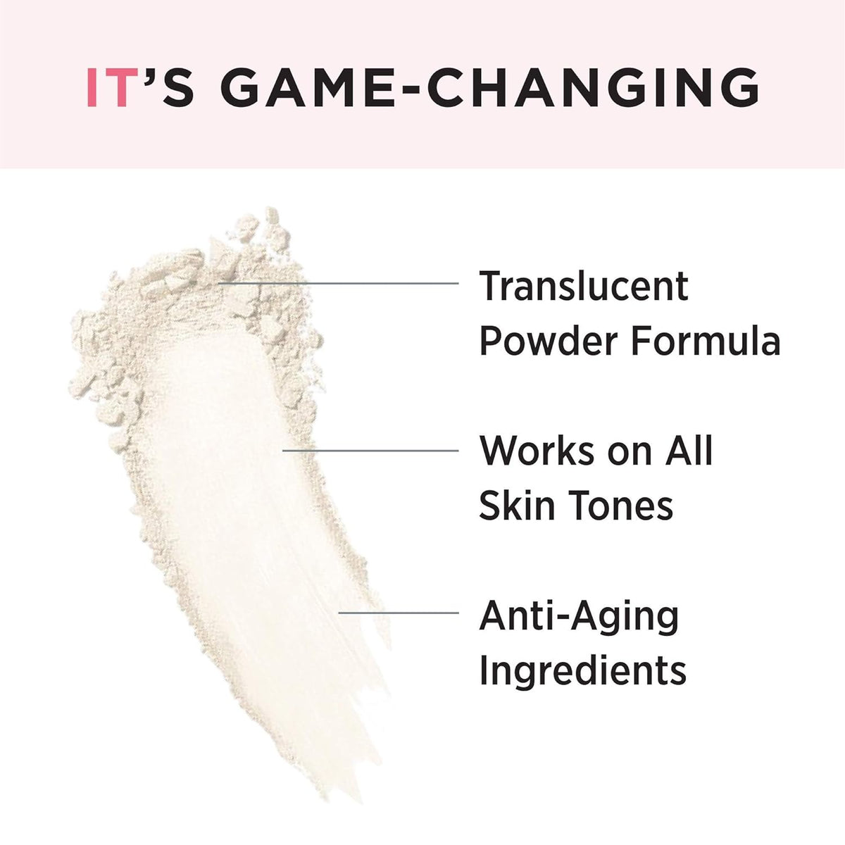 IT Cosmetics Bye Bye Pores - Maquillaje en polvo de ajuste suelto c...