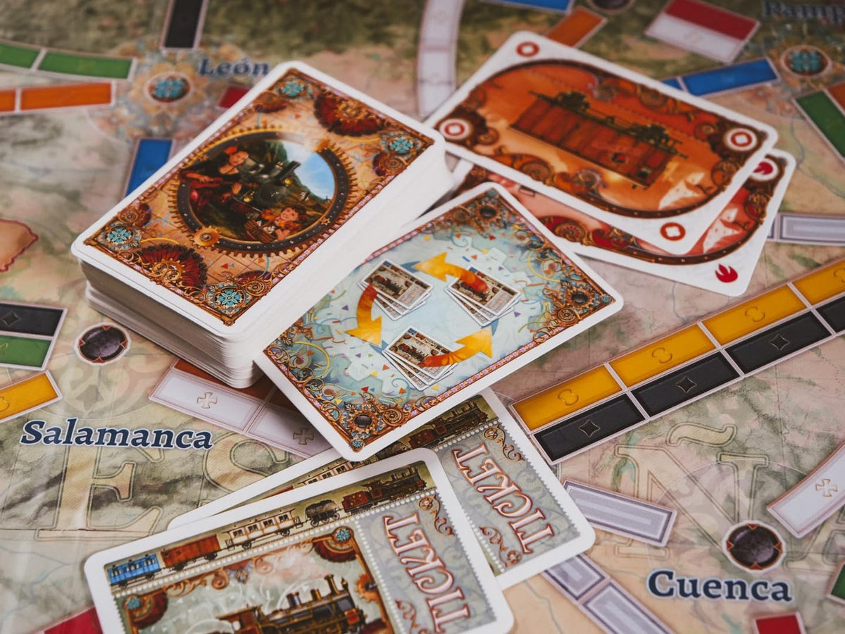 Asmodee Ticket to Ride Iberia + expansión del juego de mesa de Corea del Sur: juego de estrategia de ruta de tren, diversión familiar para niños y adultos, a partir de 8 años, 2-6 jugadores, tiempo de