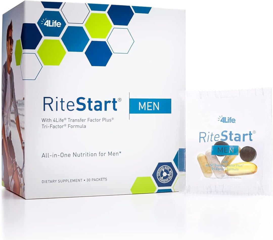 4Life RiteStart - Multivitamínico para hombre con mezcla de hongos...