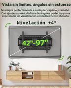 USX MOUNT Soporte de pared para TV de movimiento completo para televisores