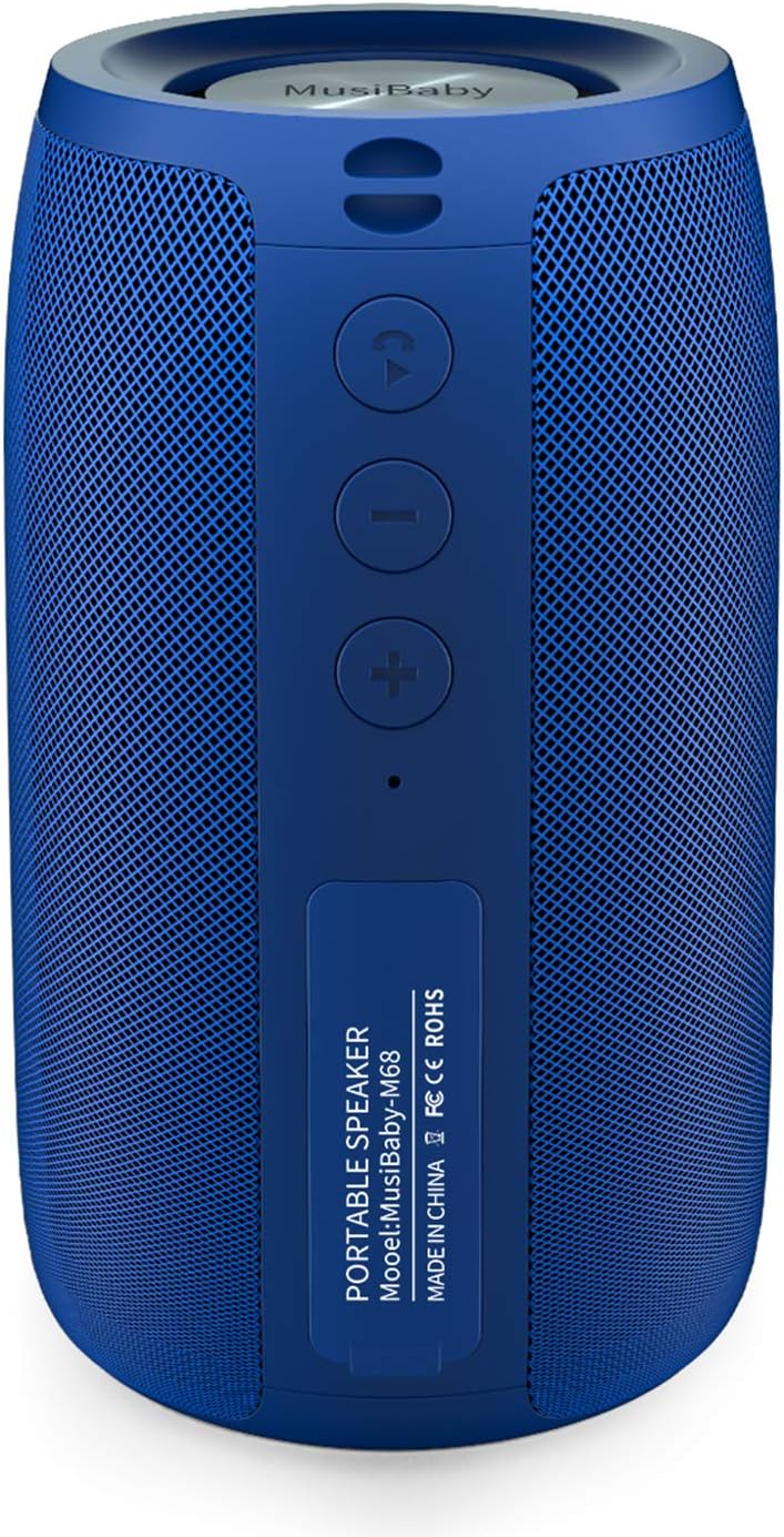 Altavoz Bluetooth, MusiBaby inalámbrico, impermeable, para exterior...