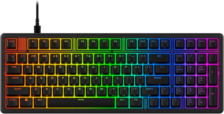 HyperX Eve 1800 - Teclado para juegos, factor de forma 1800, ilumin...