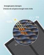 aosu Cámara solar inalámbrica para exteriores, cámara de seguridad