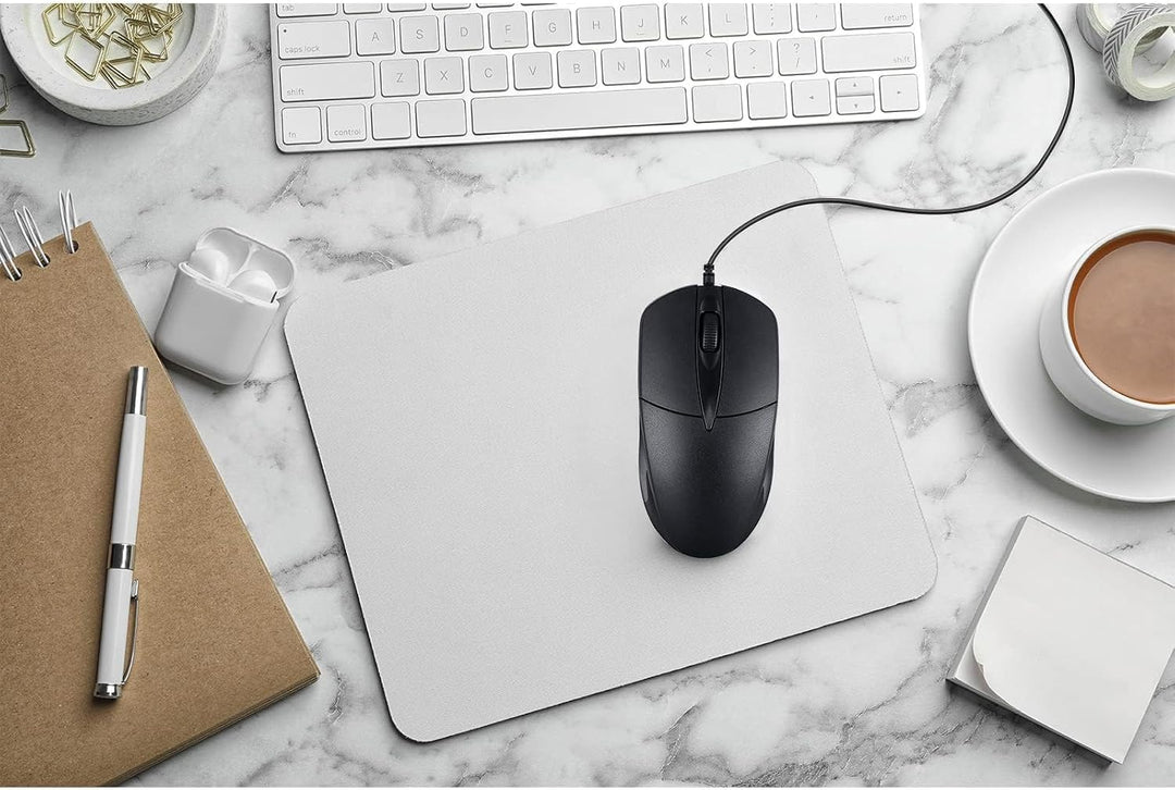 SUNYIWJIE 60 unidades de mouse USB con cable negro para computadora...