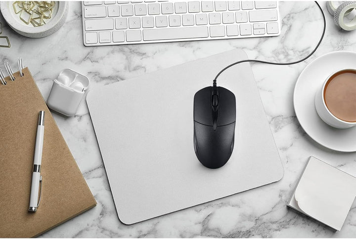 SUNYIWJIE 60 unidades de mouse USB con cable negro para computadora...
