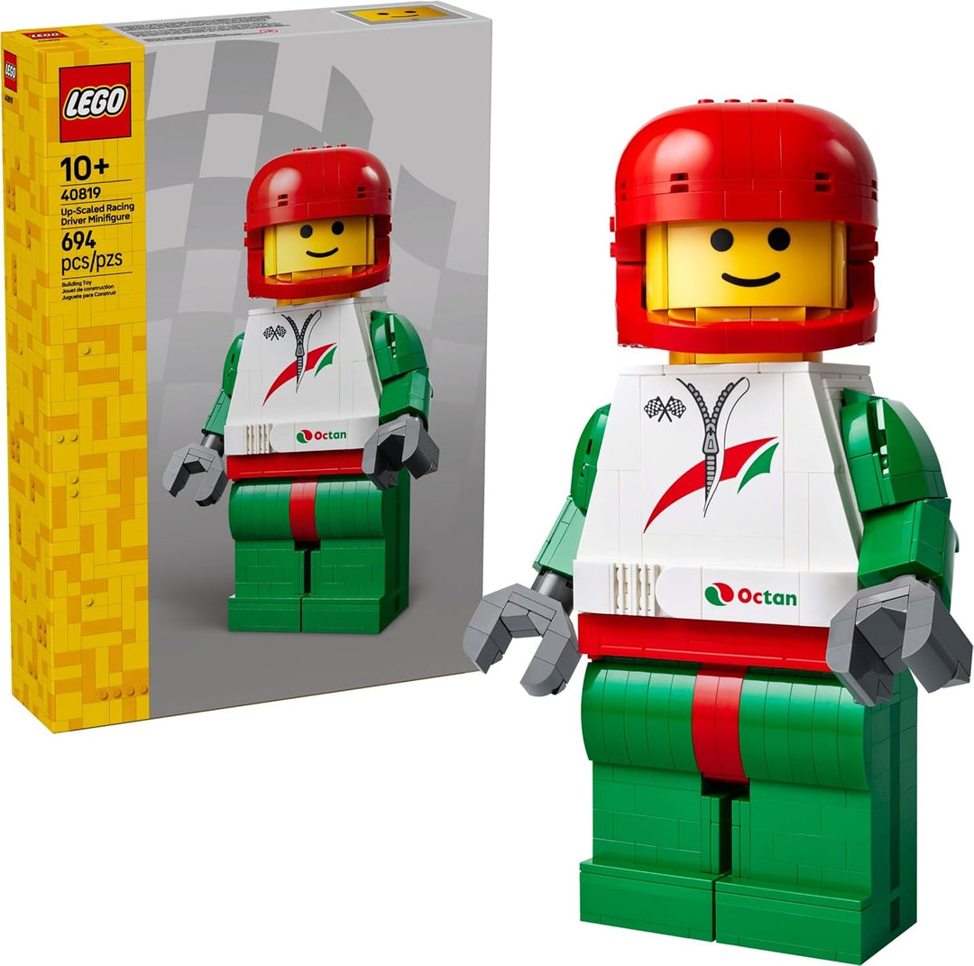 LEGO Juego de construcción de minifiguras de conductor de carreras...