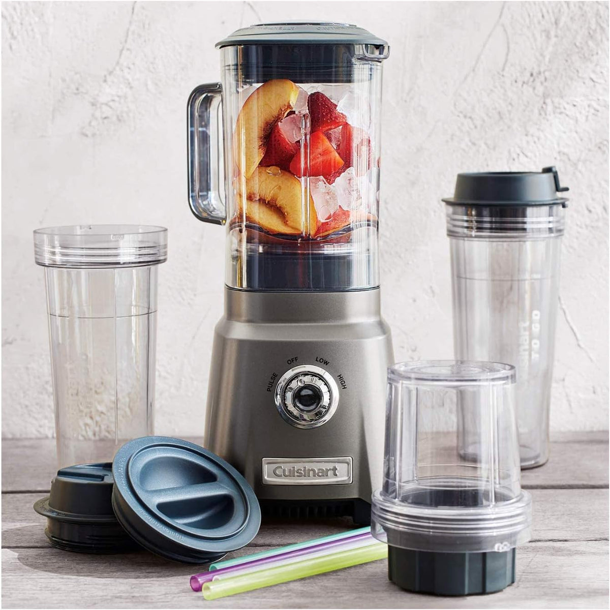 Cuisinart Hurricane Máquina compacta para hacer jugo., talla única , Gris plomizo