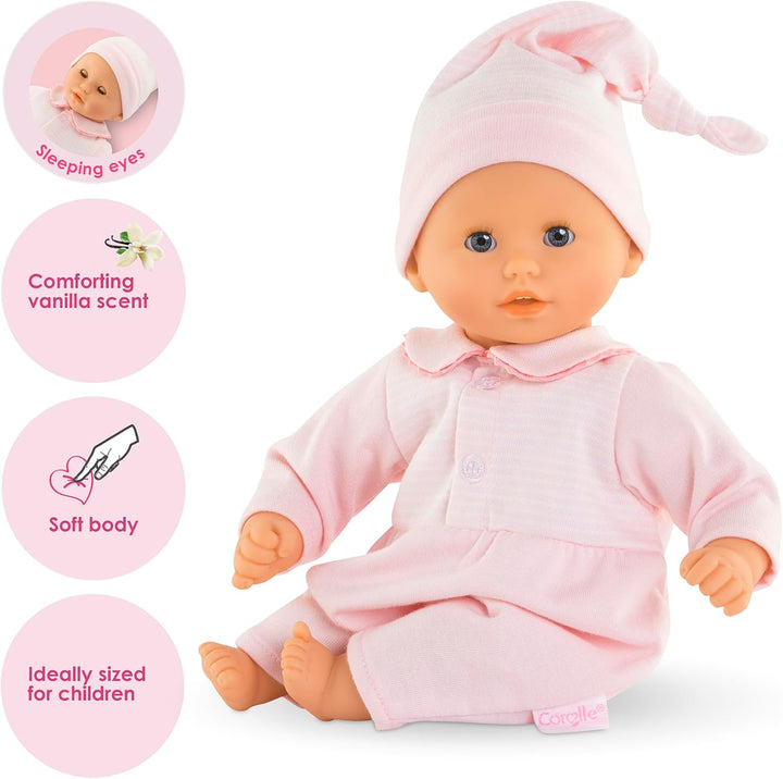Corolle Bébé Calin Charming Pastel - Muñeca de bebé suave de 12 pul...