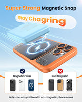 COOAV Para Magsafe Battery Pack 12000mAh Magnetic Power Bank Cargad...