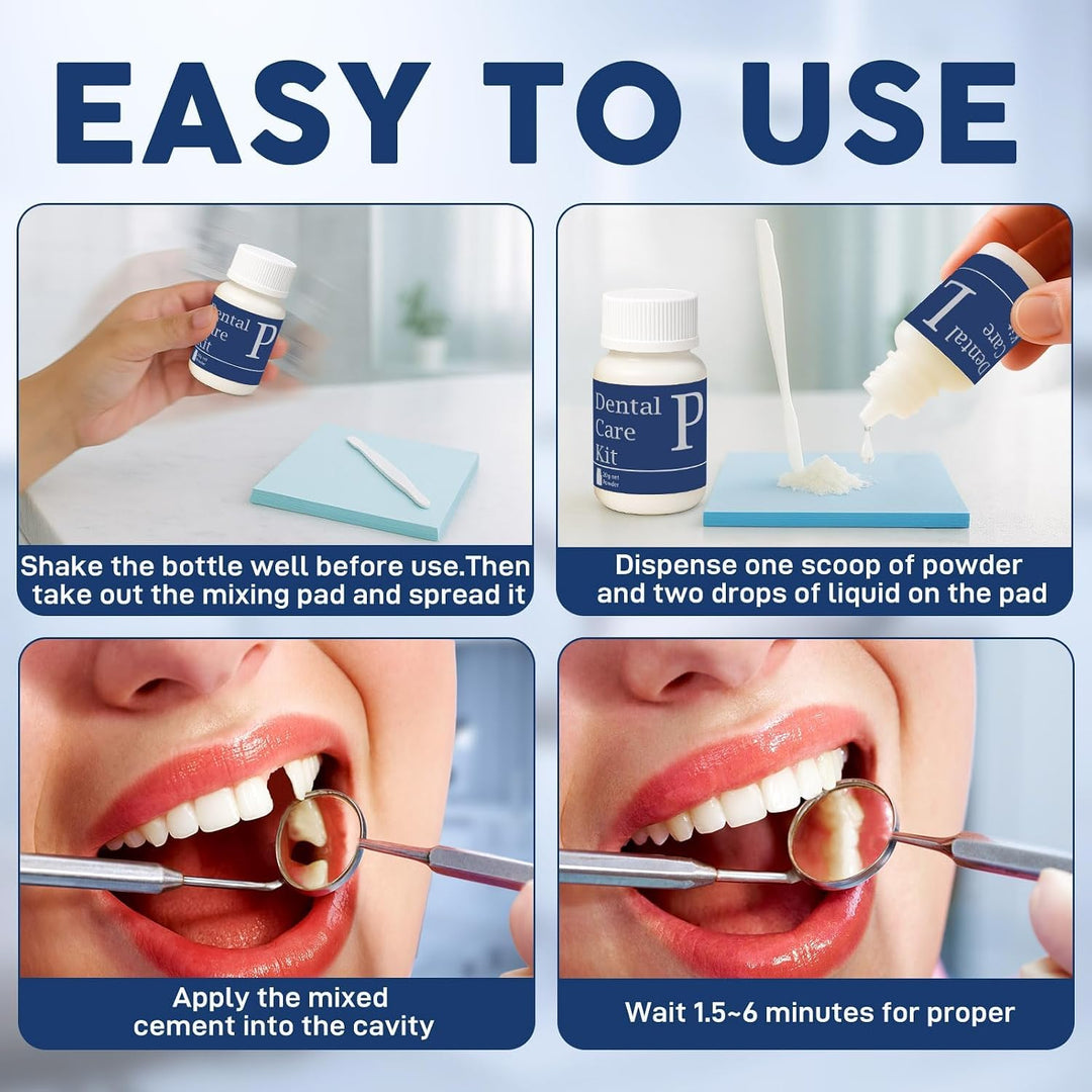 Kit de reparación dental dental con óxido de zinc Eugenol cemento d...