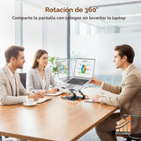 TECKNET Soporte para computadora portátil para escritorio, soporte...