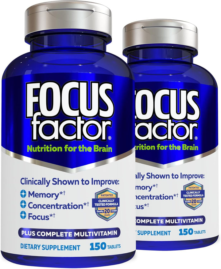 Focus Factor Nutrition for The Brain, Suplemento cerebral mejorado...