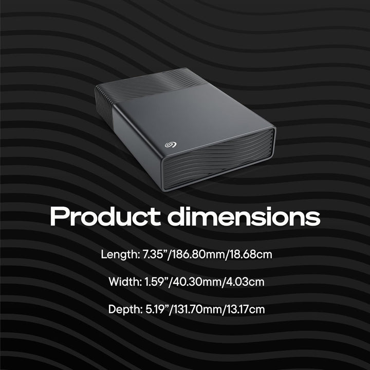 Seagate Disco duro externo One Touch de 8 TB HDD de sobremesa, comp...