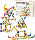 Juguetes Montessori magnéticos extensibles, 85 piezas, para niños y niñas