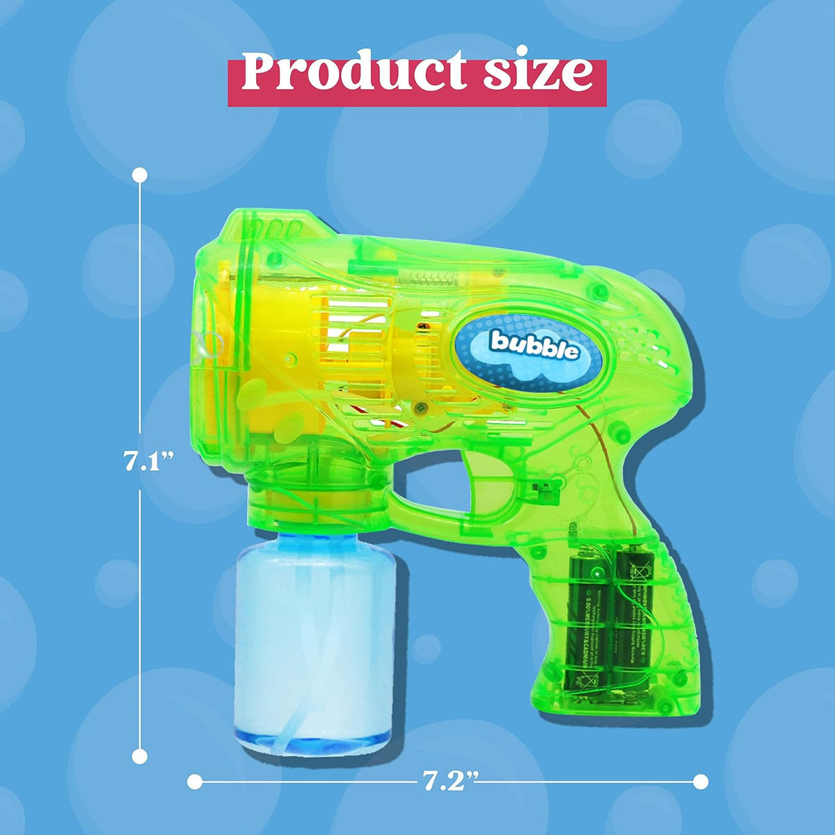 JOYIN 3 paquetes de pistolas de burbujas con 3 soluciones, máquina sopladora automática de burbujas para niños, recuerdos de fiesta, juguete de verano, cumpleaños, actividades al aire libre e interior