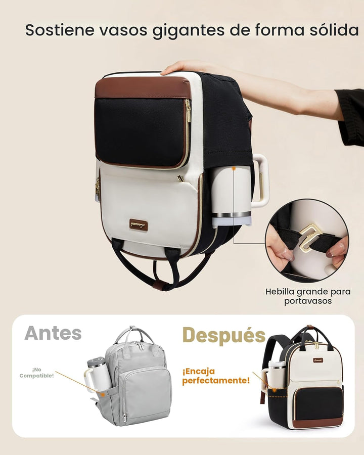 LOVEVOOK - Mochila para laptop para mujeres con bolsillo gigante pa...