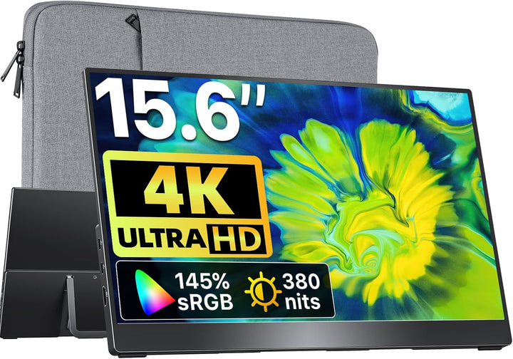 VisionOwl Monitor portátil de 15.6 pulgadas 4K UHD 145% sRGB segund...
