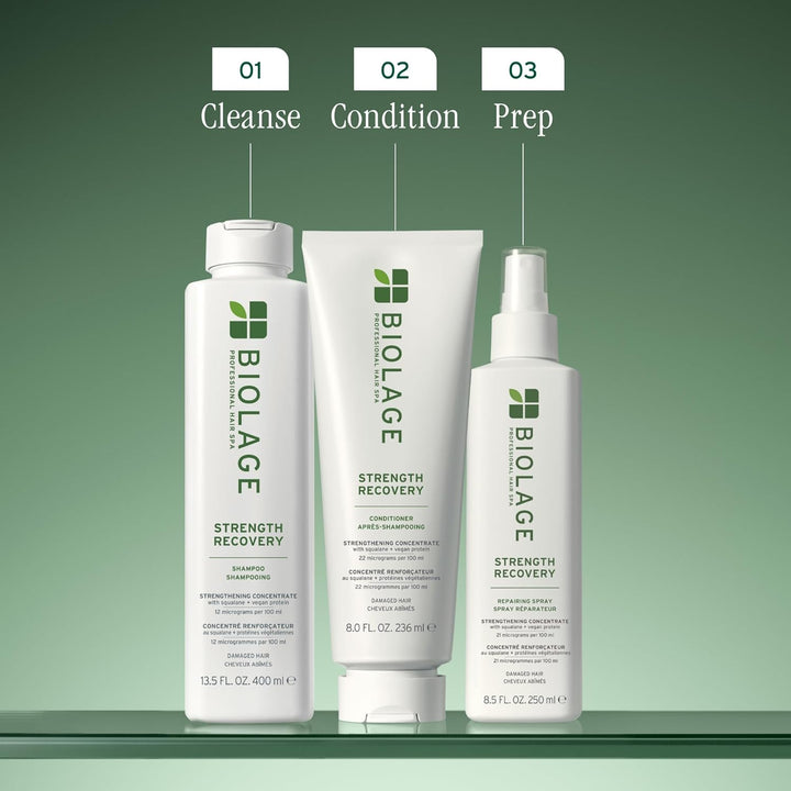 Biolage Strength Recovery Shampoo - Reduces Breakage &amp; Detangle...
