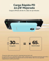 WeeFancy Cargador portátil pequeño de 10000mAh, mini banco de energ...