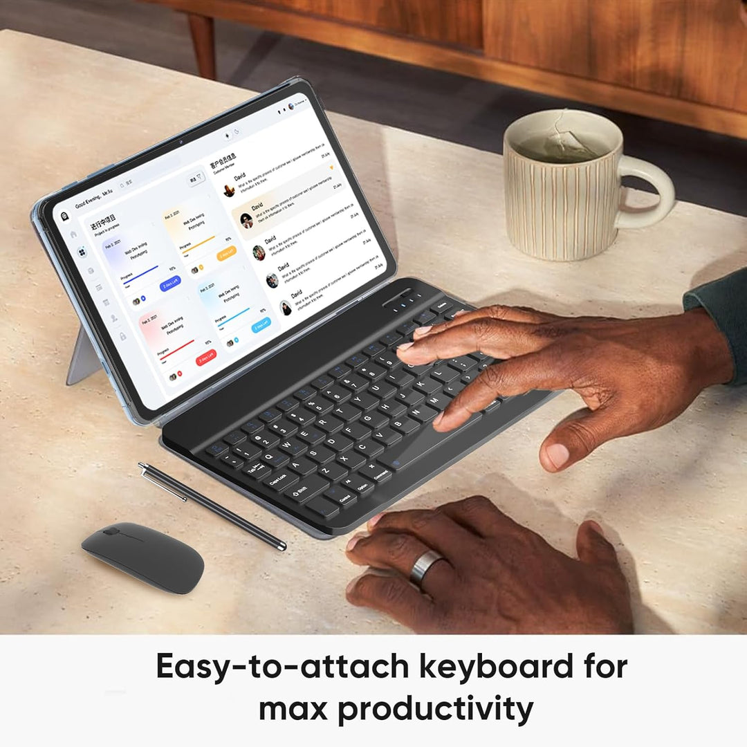 TUOHAITIME Tableta Android 15, 12GB+64GB+1TB Expandible, Paquete de...