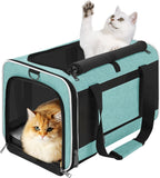 Portador grande para gatos, suave, plegable, bolsa de transporte