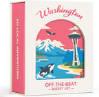 Washington Adventure - Tarjetas de lista de deseos, 50 tarjetas para rascar