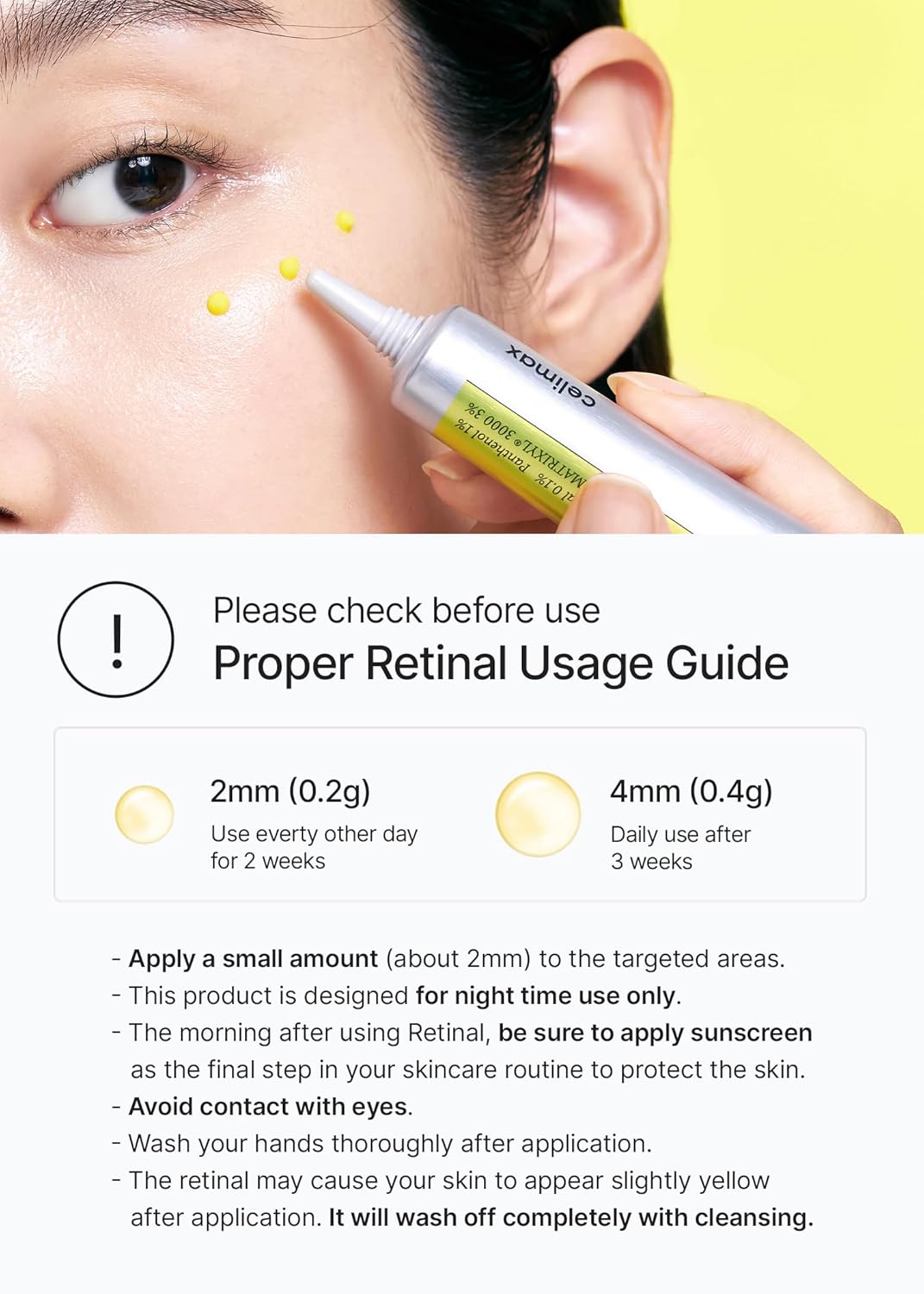 celimax The Vita A Retinal Shot - Refuerzo de apriete | 0.1% retina...