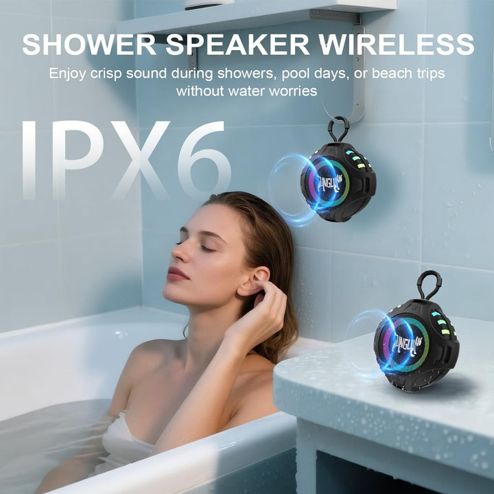 Altavoz Bluetooth inalámbrico, altavoz portátil de dientes azules c...