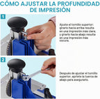 Máquina de estampado de placa de identificación del metal de Consfly