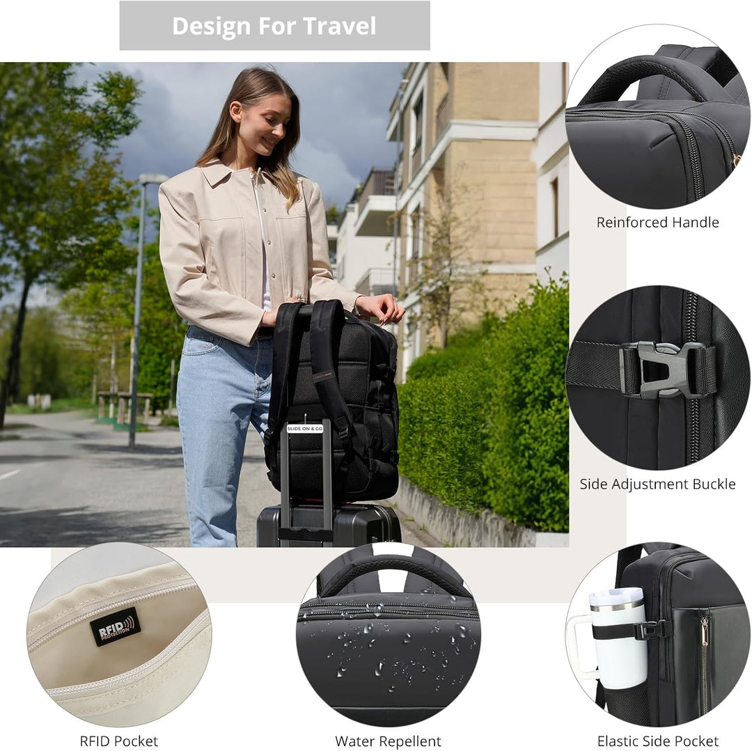 Swissdigital Design SD1749-01 - Mochila de viaje para laptop de 36...