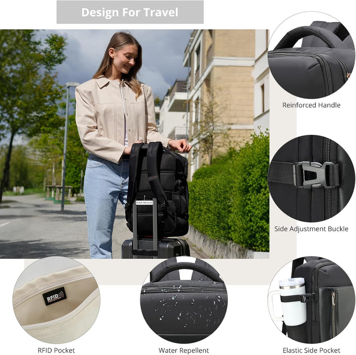 Swissdigital Design SD1749-01 - Mochila de viaje para laptop de 36...