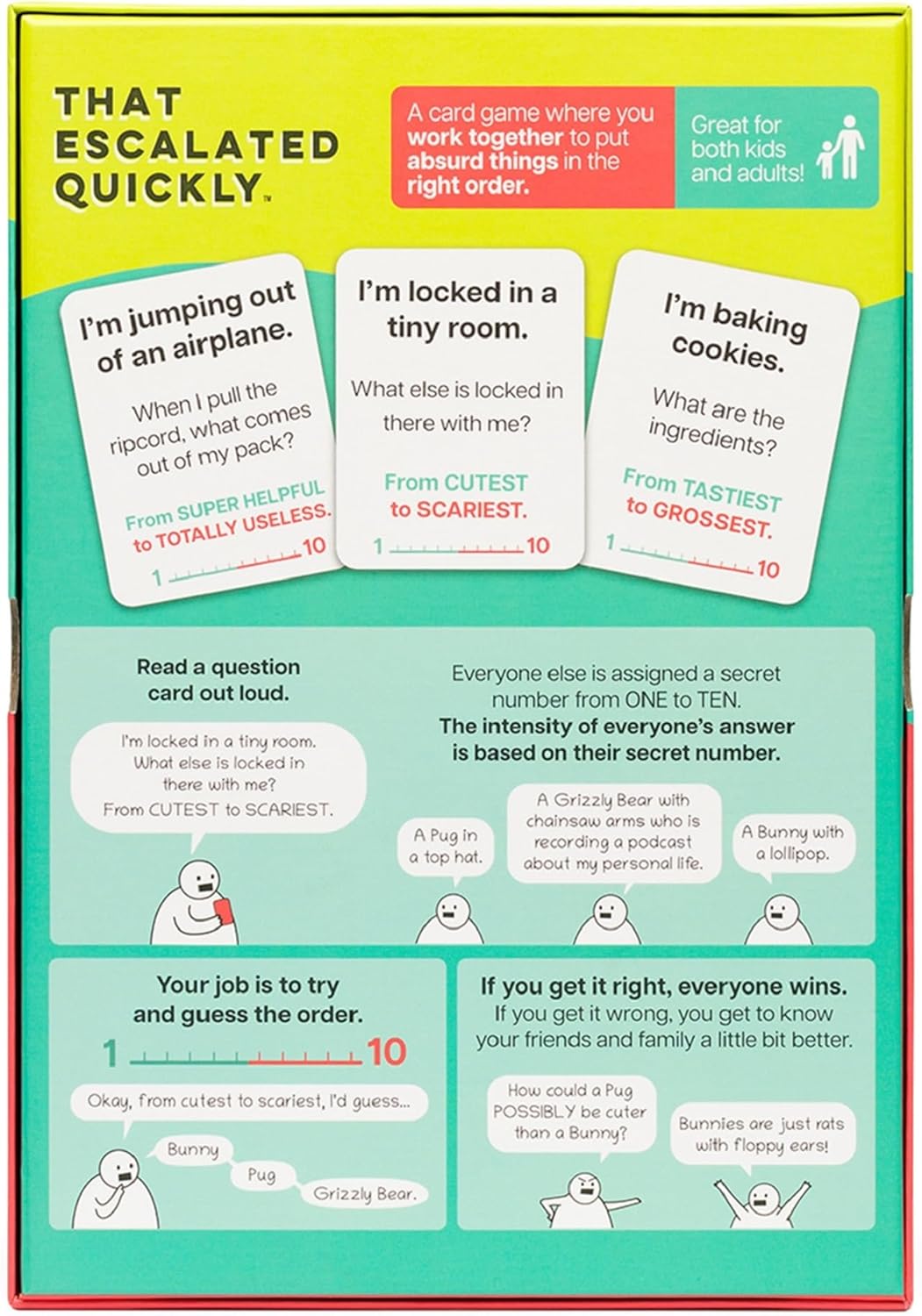 That Escalated Quickly de Exploding Kittens 2-8 jugadores