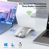 Ratón inalámbrico Bluetooth de arco plegable para viajes, modelo du...