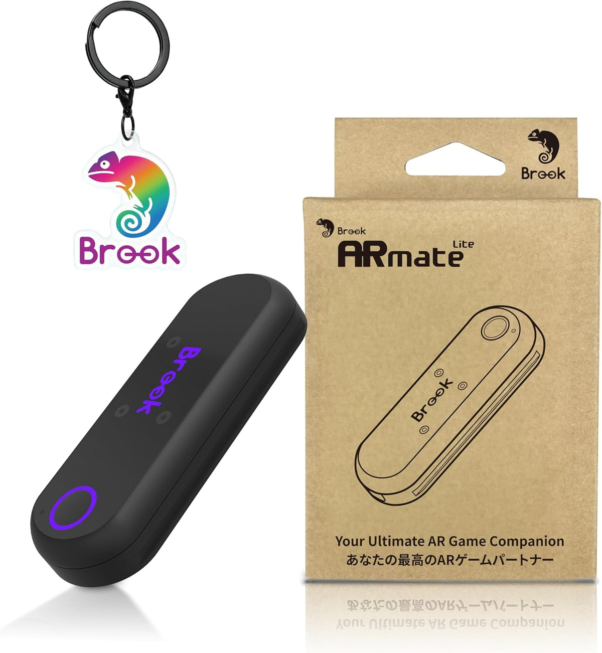 Brook AR Mate Lite - Atrapasador automático para Pokémon GO, mini dispositivo Bluetooth de captura automática y giro automático, andador GPS inteligente para juegos AR, accesorio portátil de captura