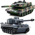 Set de tanque RC 1/22, juguete del ejército que dispara BBS con humo