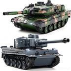 Set de tanque RC 1/22, juguete del ejército que dispara BBS con humo