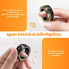 Anillo giratorio magnético mejorado para aliviar el estrés
