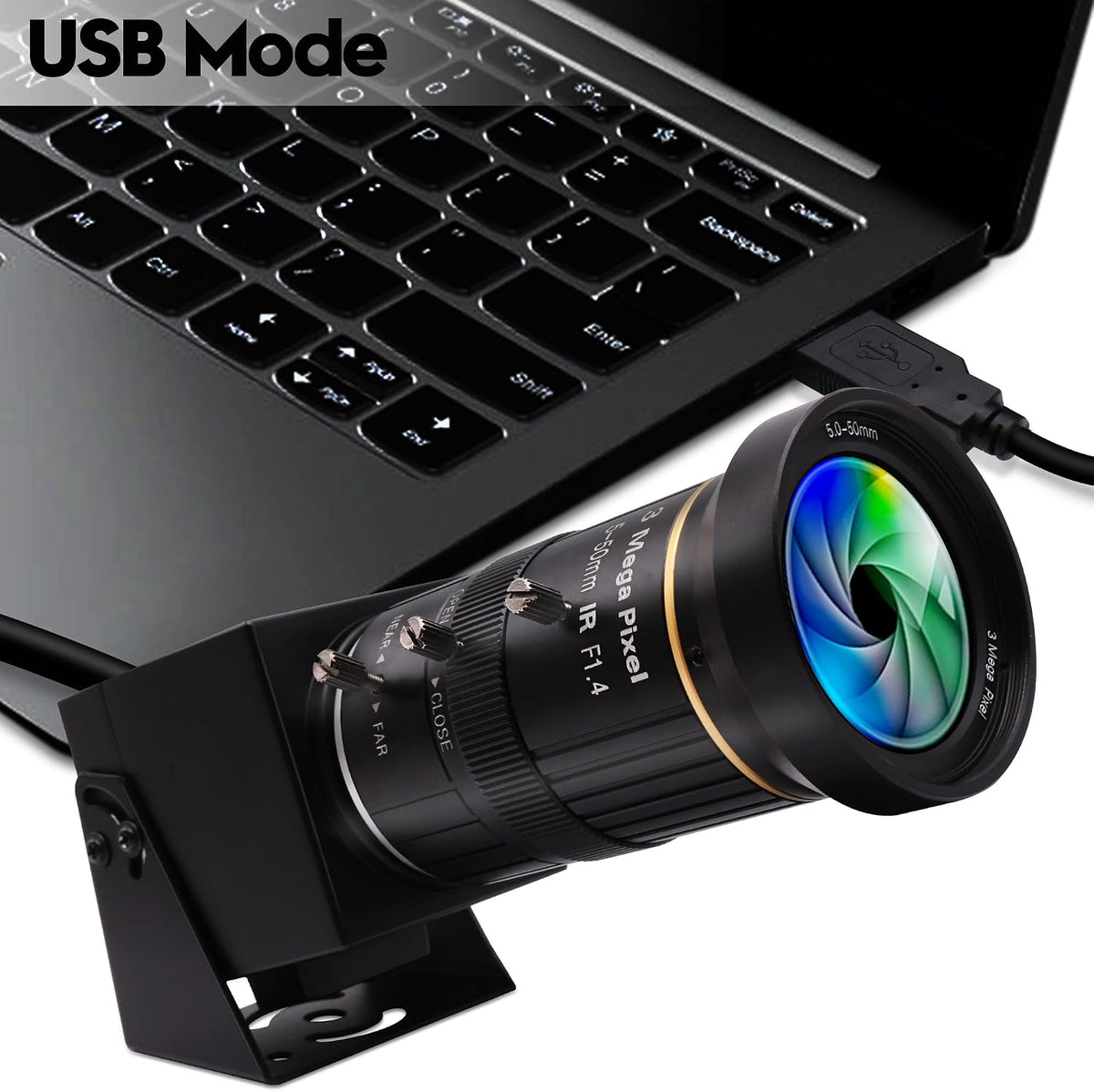 Cámara USB HDMI 4K para transmisión en vivo 10X enfoque variable PC Webcam USB HDMI Salida simultánea videoconferencia Primer plano Zoom dentro y fuera Cámara web para enseñanza en línea