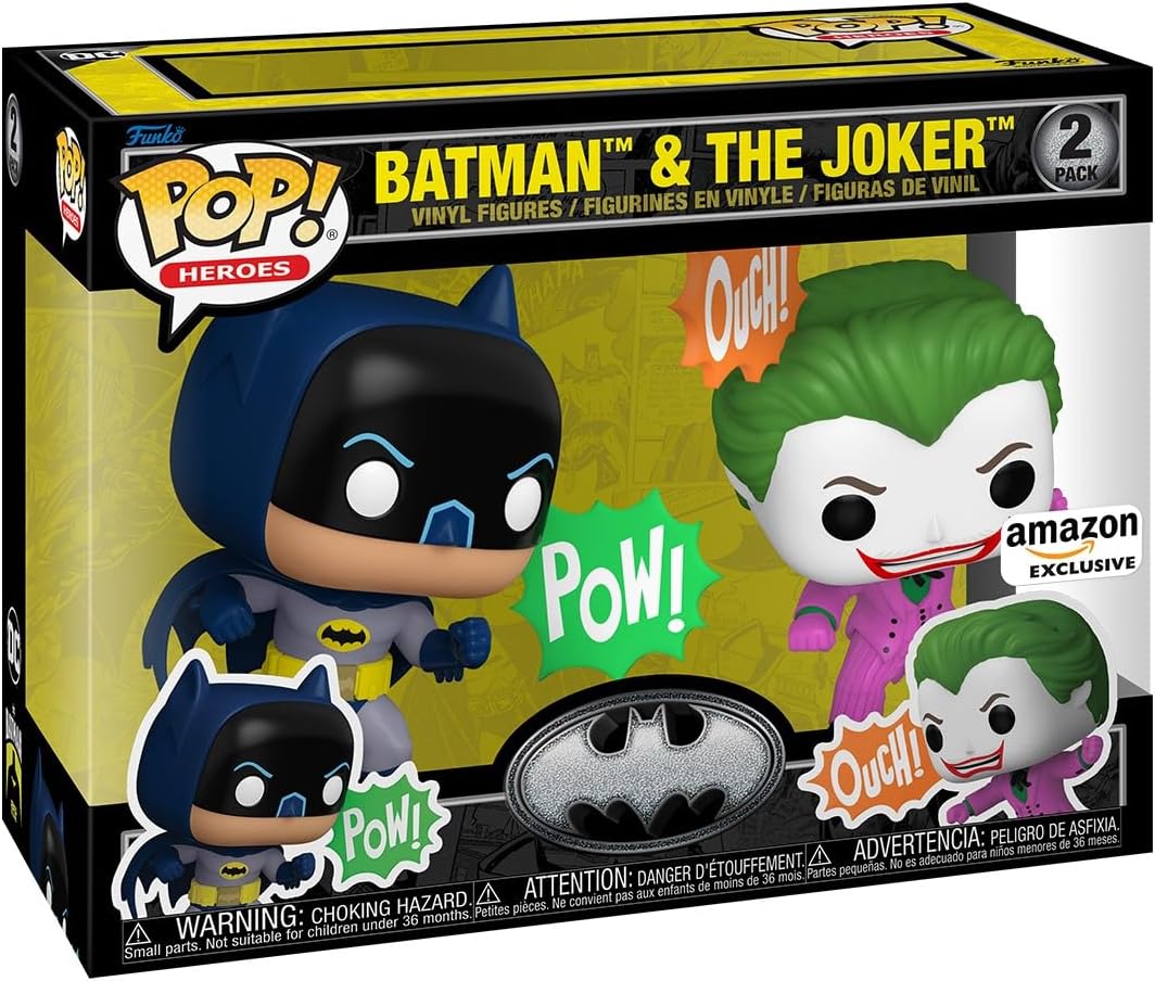 Funko POP! Heroes: Batman's 85th Anniversary - Joker\/Batman, p...
