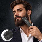 VIKICON Plancha de barba para hombres, peine térmico inalámbrico