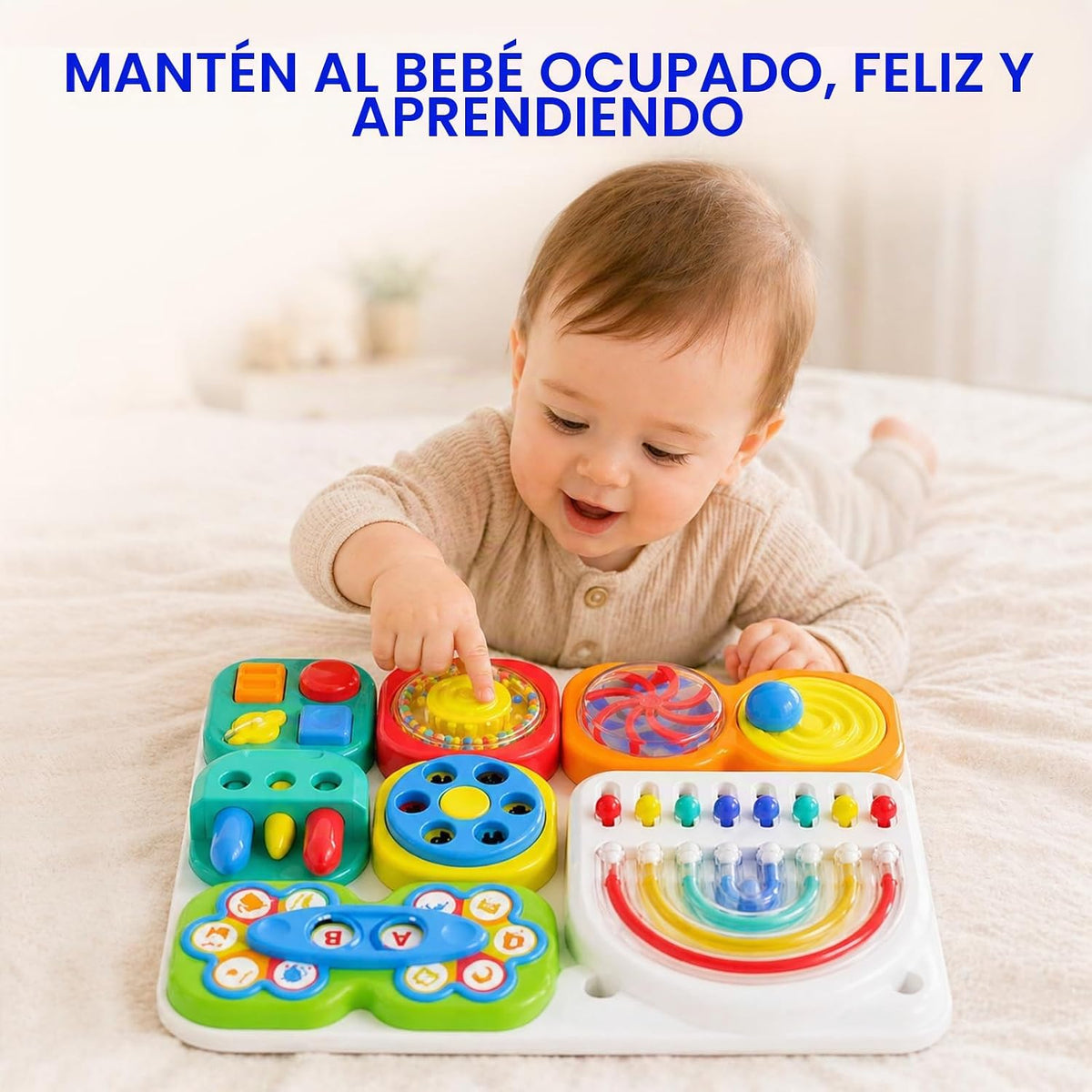 Busy Board 3.0 Detachable & Assemblable Toy para Toddlers 1+