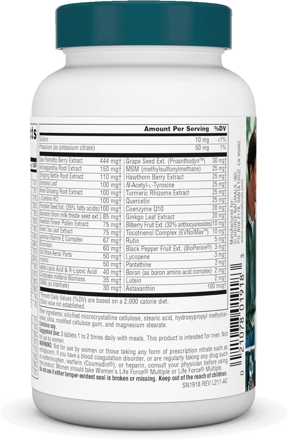 Source Naturals Suplemento multivitamínico y inmunitario diario Lif...