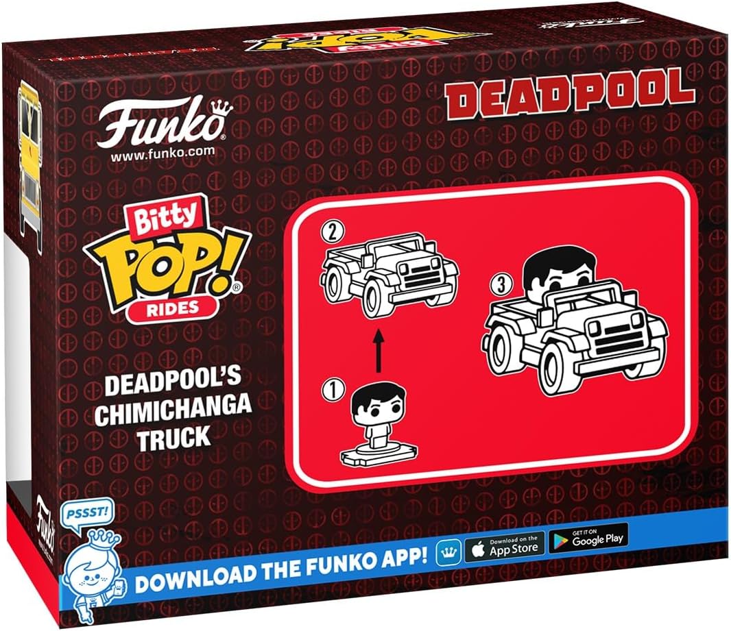 Funko Pop Bitty Ride Marvel - Deadpool Chimichanga Truck -
